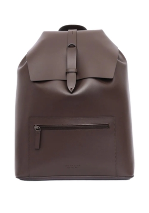 Orciani Alba leather backpack - Brown