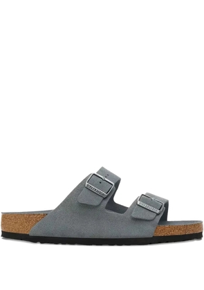 Birkenstock double-strap suede sandals - Grey