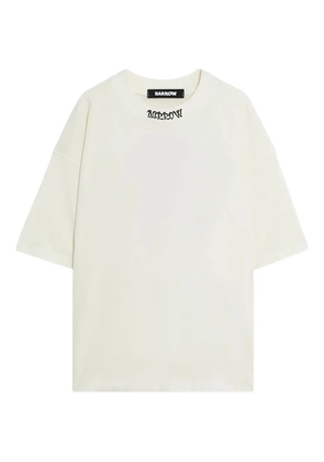 BARROW graphic-embroidery T-shirt - White
