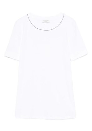 Peserico chain link-trim T-shirt - White