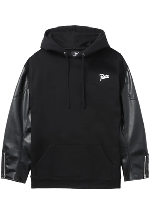 Junya Watanabe MAN x Patta logo-print cotton hoodie - Black