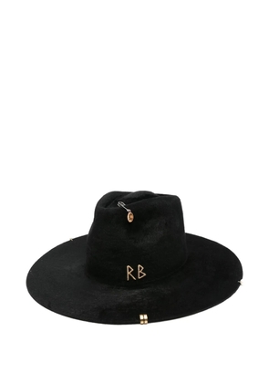 Ruslan Baginskiy felt-finish fedora - Black