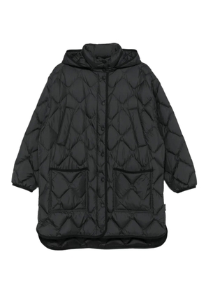 Woolrich quilted hooded coat - Black