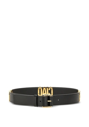 Moschino leather belt - Black