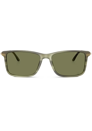 Giorgio Armani square-frame sunglasses - Brown