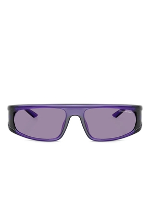 Armani Exchange geometric-frame sunglasses - Purple