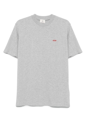 Autry embroidered-logo T-shirt - Grey