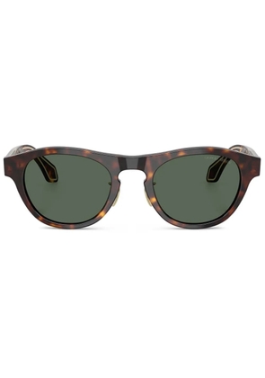 Giorgio Armani round-frame sunglasses - Brown