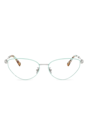 Tiffany & Co Eyewear knot-detail cat-eye glasses - Blue