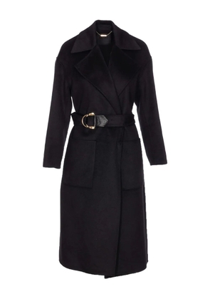 LIU JO belted wool coat - Black