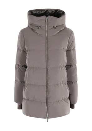 Moorer Carinthia hooded puffer coat - Grey