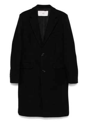 AMI Paris single-breasted coat - Black