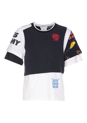 Marine Serre layered printed T-shirt - White