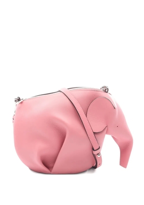 Loewe Pre-Owned 2010s elephant leather shoulder bag - Pink