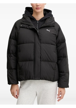 PUMA hooded logo-detail jacket - Black