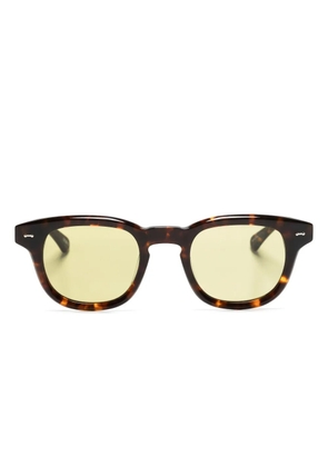 Peter And May Last Night pantos-frame sunglasses - Brown