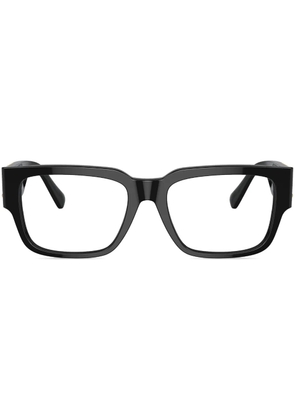 Versace Eyewear Medusa-plaque square-frame glasses - Black