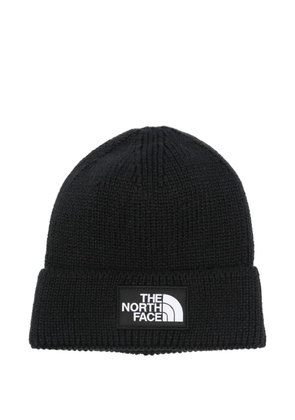 The North Face logo-patch beanie - Black