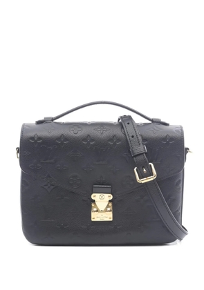 Louis Vuitton Pre-Owned 2017 Metis MM Monogram embossed tote bag - Black
