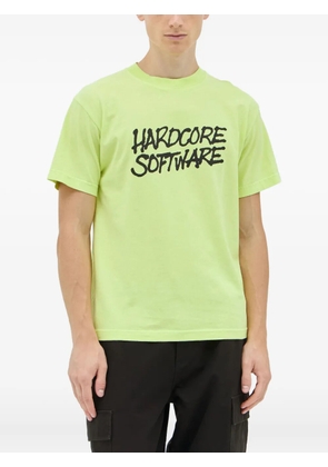 Metalwood Studio slogan-print crew-neck T-shirt - Green