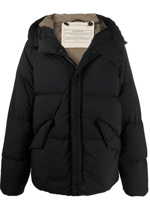 Ten C padded hooded jacket - Black