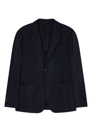 Giorgio Armani patch-pocket single-breasted blazer - Black