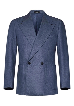 FRANZESE COLLECTION virgin wool blazer - Blue