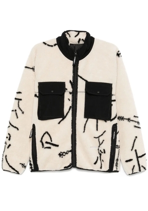 and Wander Map Key Boa jacket - Neutrals