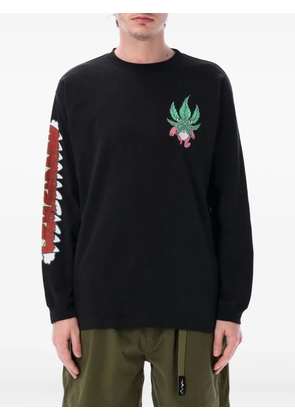 MANASTASH Fairy graphic long sleeve T-shirt - Black