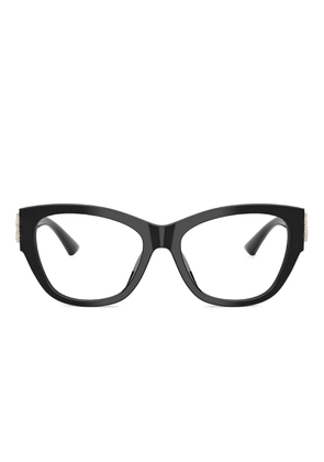 Jimmy Choo Eyewear crystal-embellished cat-eye glasses - Black