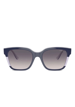 Vogue Eyewear VO5558S glitter square-frame sunglasses - Blue