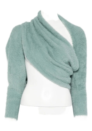 Patrizia Pepe asymmetric-neck top - Green