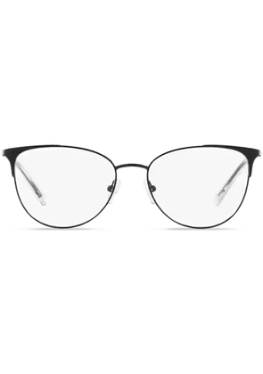 Armani Exchange geometric-frame glasses - Black