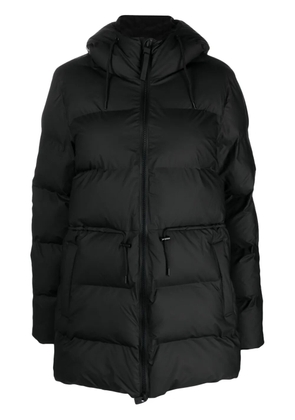Rains hooded padded coat - Black