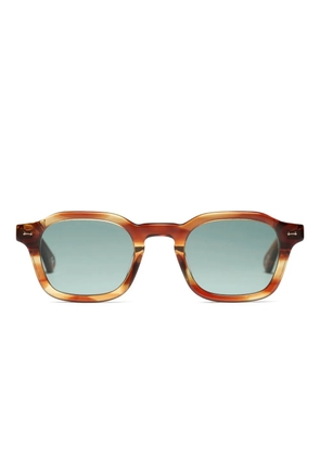 Peter And May Hero geometric-frame sunglasses - Brown