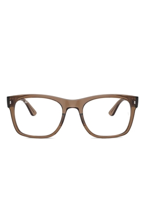 Ray-Ban rectangle-frame glasses - Brown