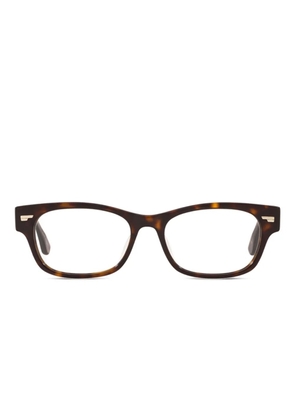 Oliver Peoples Denton rectangle glasses - Brown