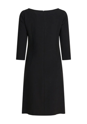 Semper three-quarter sleeve boat-neck dress - Black