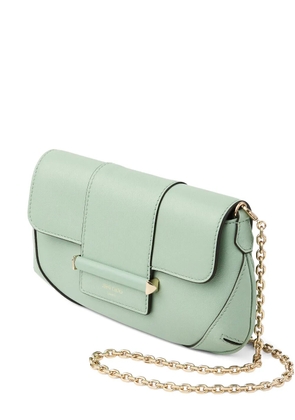 Jimmy Choo mini Bar chain cross body bag - Green