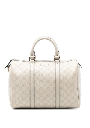 Gucci Pre-Owned 2016-2025 Guccissima Joy boston bag - White