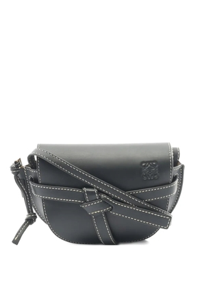Loewe Pre-Owned 2010s mini Gate leather cross body bag - Black