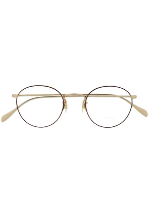 Oliver Peoples Coleridge round glasses - Brown