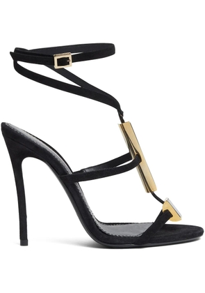 DSQUARED2 115mm leather sandals - Black