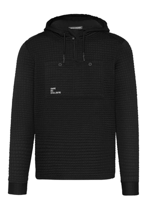 Café du cycliste Thelma half-zip hoodie - Black