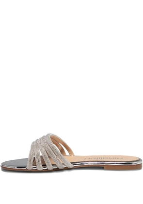 Ninalilou embellished-strap flat sandals - Silver