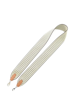 Hermès Pre-Owned canvas shoulder strap - Neutrals