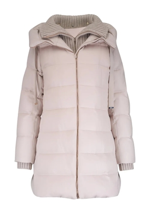 Herno hooded quilted coat - Neutrals