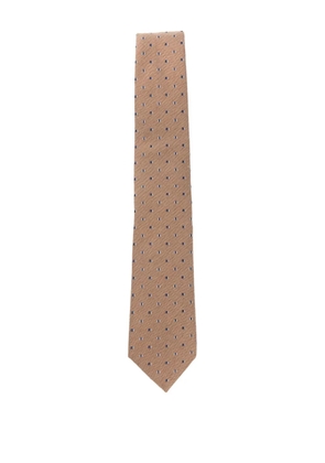 Emporio Armani patterned tie - Brown