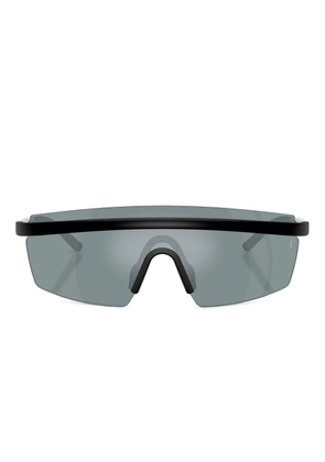 Oliver Peoples R-4 shield-frame sunglasses - Black