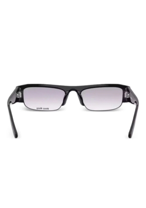 Miu Miu Eyewear B07S rectangle-frame sunglasses - Black